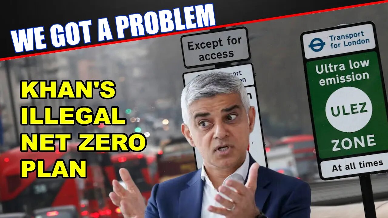 Sadiq Khan Called Out Again For His Illegal Ultra Low Emission Zone Plan