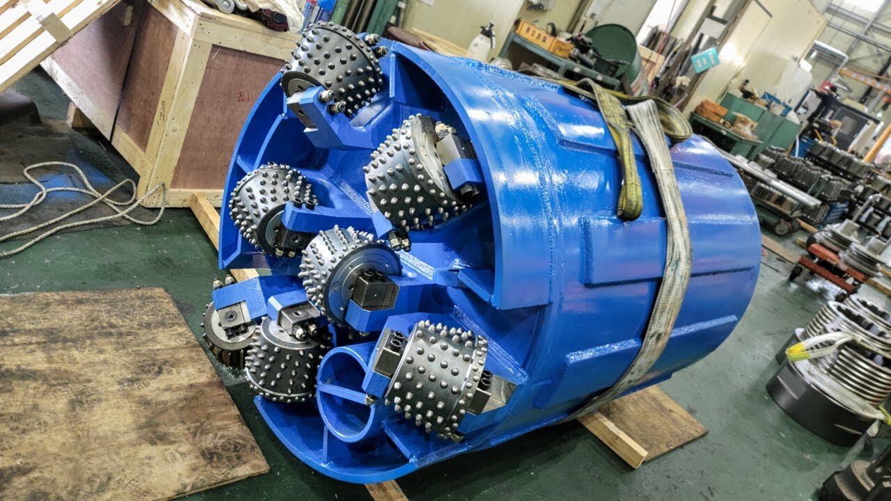 Tunnel Boring Drill Bit Manufacturing Process. Rock Drill Factory in Korea