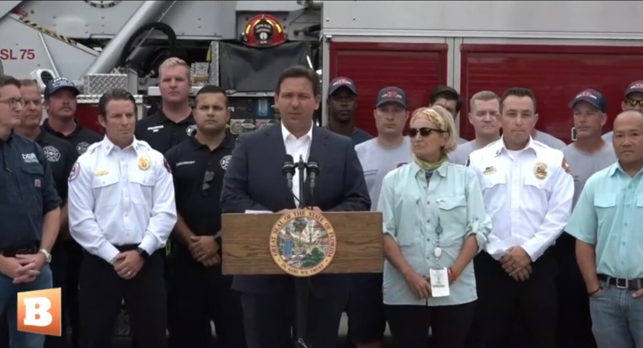 LIVE: Gov. Ron DeSantis Thanking First Responders...