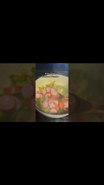 how to make GUMBO ? seafood gumbo recipe | Keto Style gumbo #Shorts