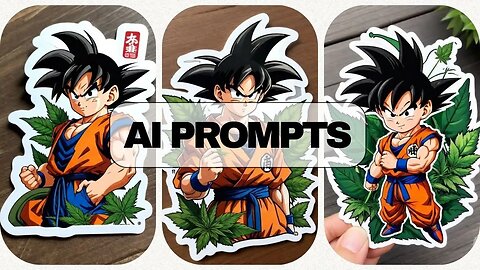 sticker of goku