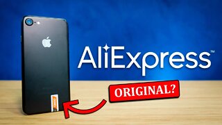 iPhone 7 do ALIEXPRESS! EU COMPREI! Vale a PENA? é Original? Unboxing