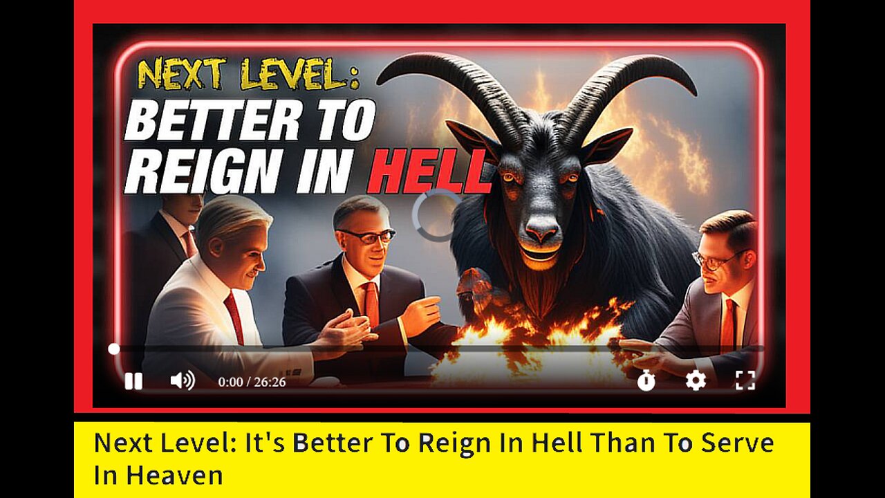 Next Level: It's Better To Reign In Hell Than To Serve In Heaven