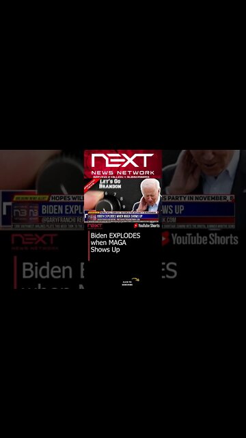 Biden EXPLODES when MAGA Shows Up #shorts