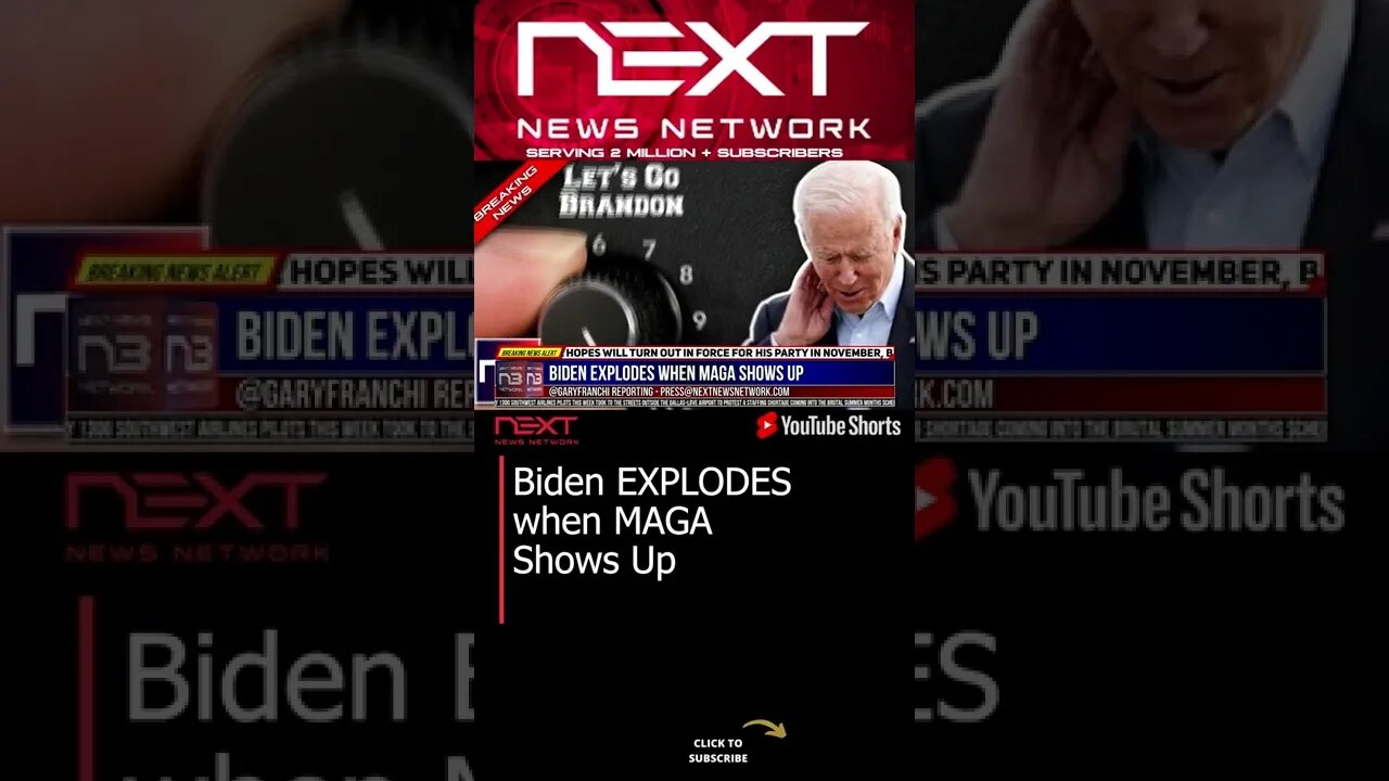 Biden EXPLODES when MAGA Shows Up #shorts