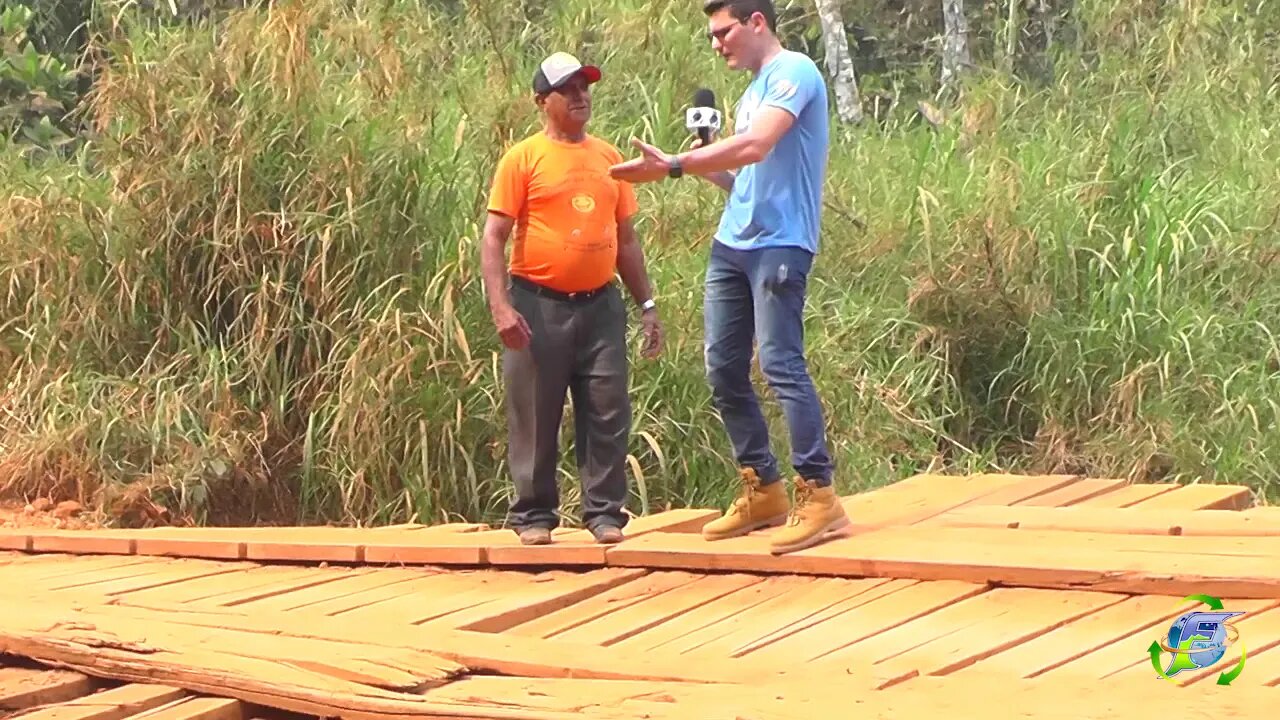 DER Interdita ponte do Rio Segredo no distrito de Nova Gease