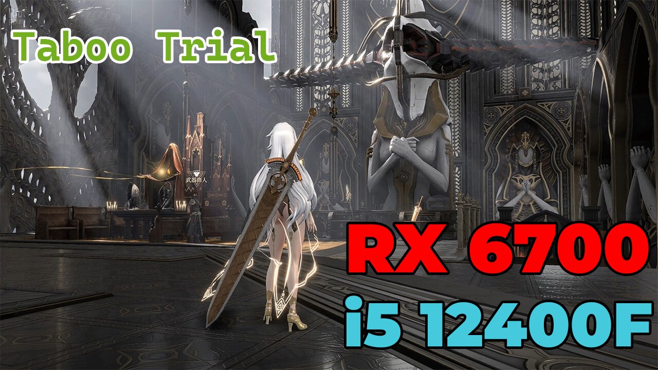 Taboo Trial | RX 6700 | i5 12400f | Very High Settings | Benchmark