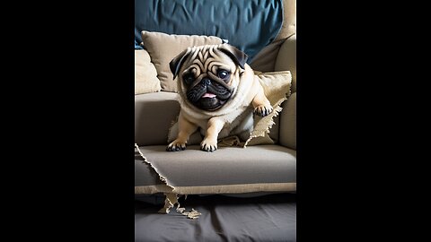 A little dog who is very angry
