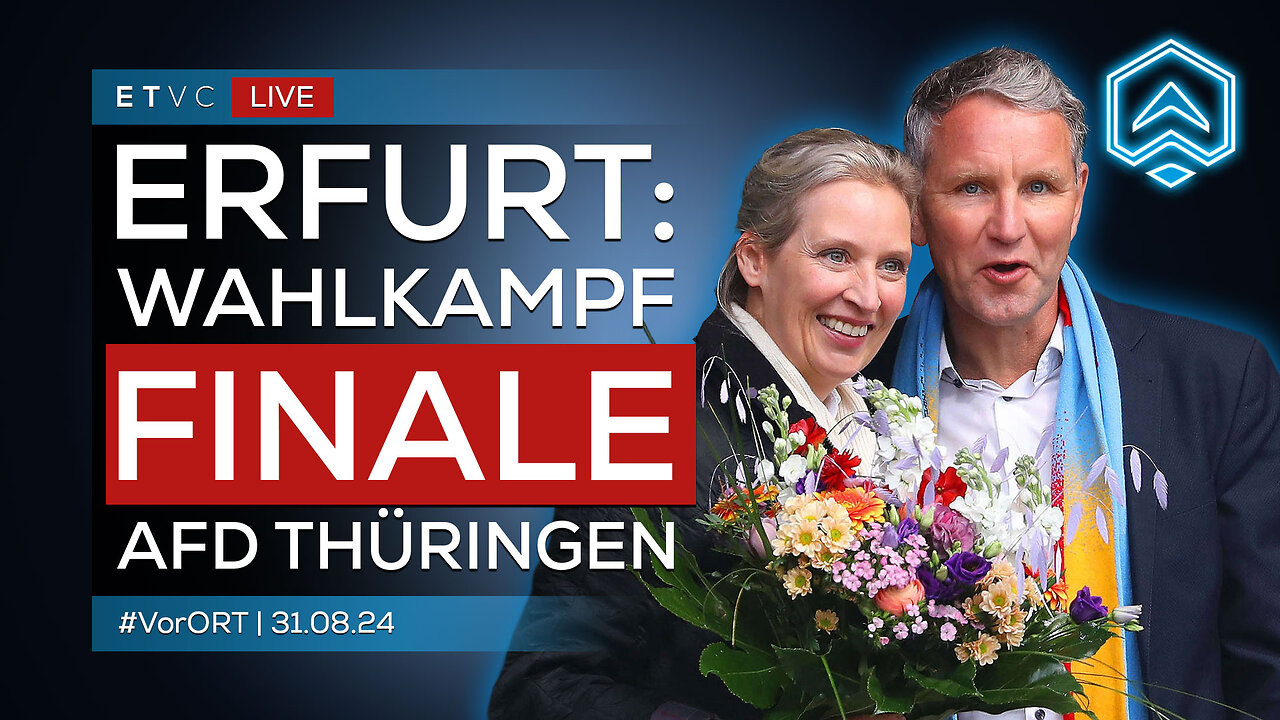 🟥 LIVE | ERFURT: AfD Thüringen Wahlkampf-FINALE mit WEIDEL & HÖCKE | #VorORT