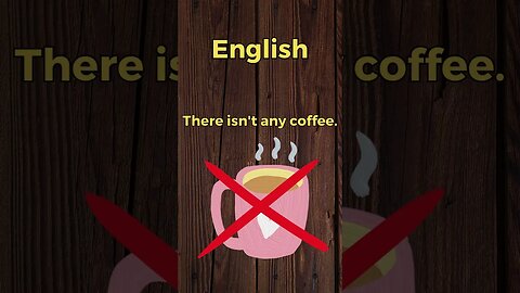 There isn't any coffee. Learn Croatian the Easy Way! #shorts #learn #croatian #time