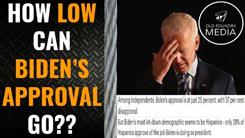 Biden approval rating SINKS to new low - Americans label him DIVISIVE