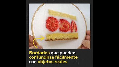 Bordado hiperrealista: en 2024 se puede bordar en 3D