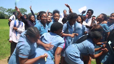 SOUTH AFRICA - Durban - Matric students celebrate last paper (Videos) (jEA)