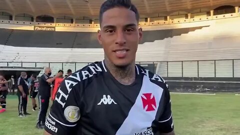 Carlinhos comentando sobre a vitória vascaína sobre o Santos