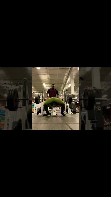 When I tore my pec doing bench press