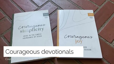 Mary and Martha: Courageous devotionals