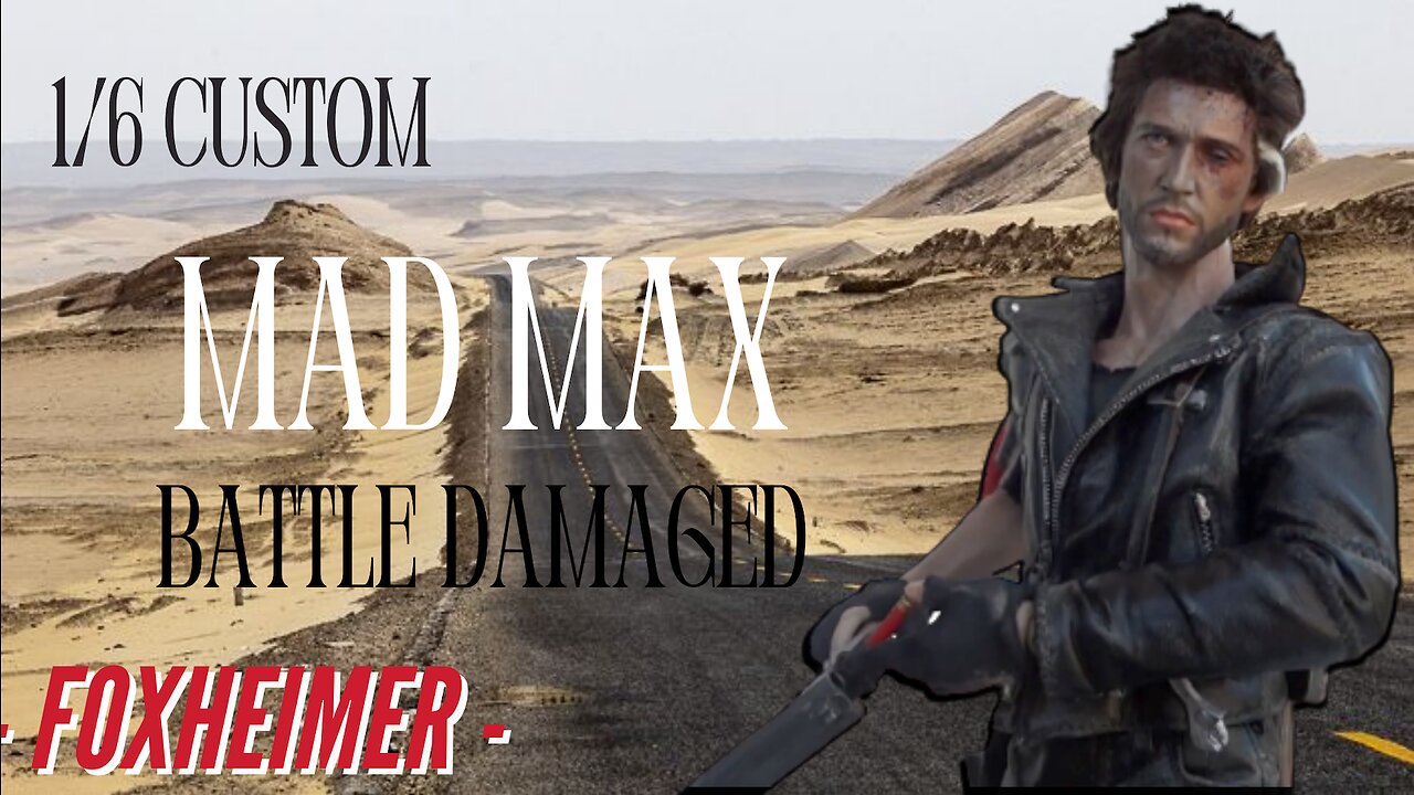 1/6 Mad Max The Road Warrior action figure custom head sculpt Mel Gibson Battle Damaged 0 SOLD