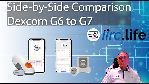 Dexcom G6 to G7; Side-by-Side Comparison (w/ link to data)