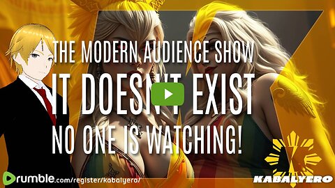 🔴 THE MODERN AUDIENCE SHOW 🎮 IT DOESN'T EXISTS 📹