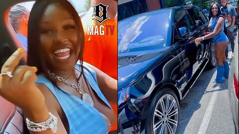 Gloss Up Gets A Range Rover From "QC" CEO Pierre Thomas For Her 26th B-Day! 🚙