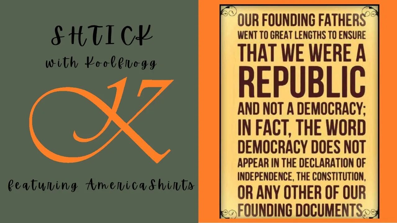 It is a Republic not a Democracy!