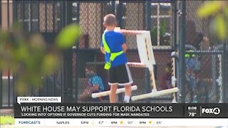 White House may support Florida schools if governor cuts funding for mask mandates