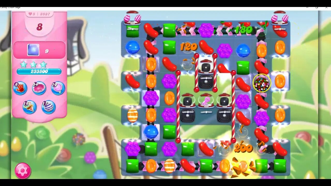 Candy Crush Level 3537 Talkthrough, 22 Moves 0 Boosters