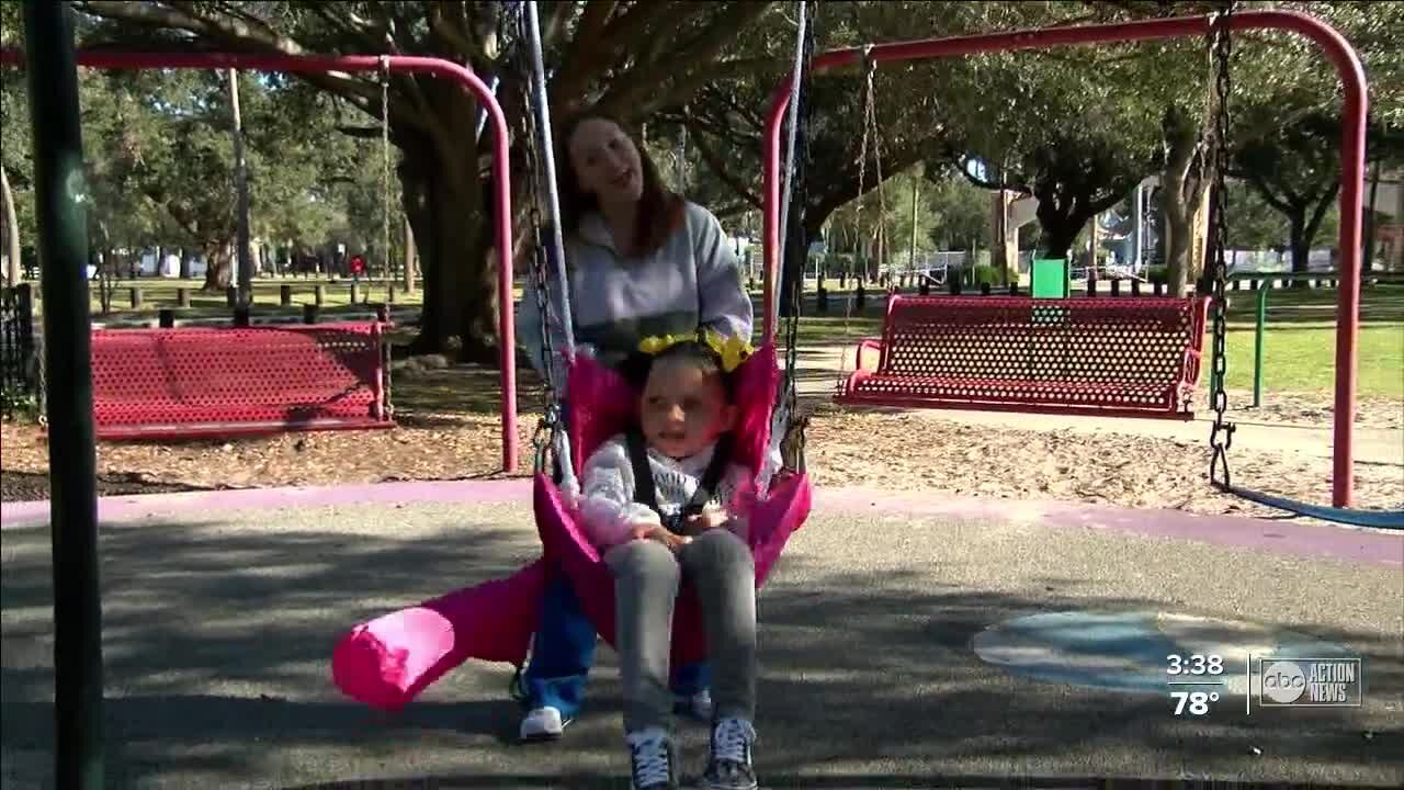 New locally made swing changes how kids with disabilities go to the playground