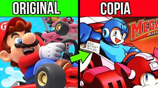 Mega Man Battle & Chase - Mario kart do megaman #shorts