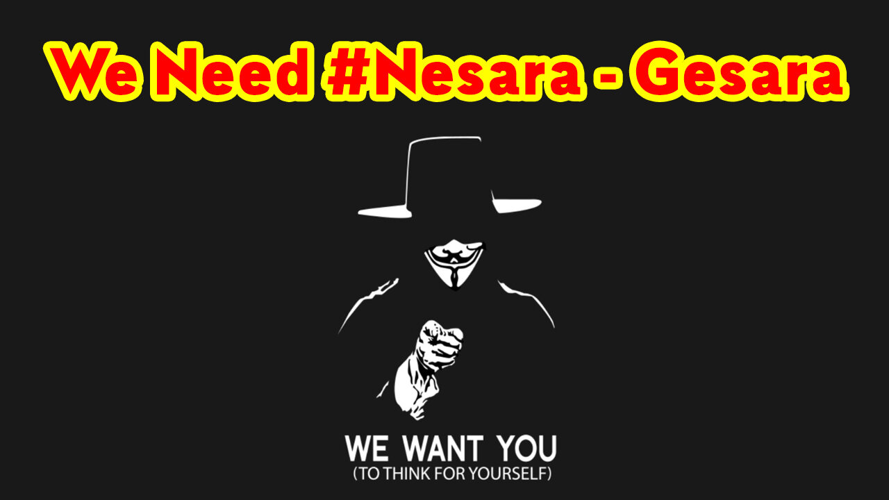 We Need #Nesara - Gesara.