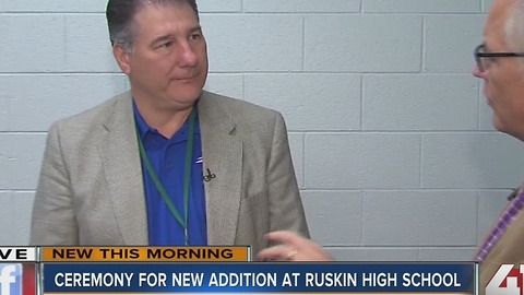 Ceremony for new additions at Ruskin High School