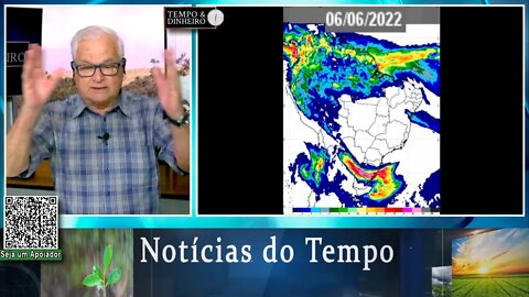 Previsão do tempo com chuva no Sul e NE mas seco no Brasil Central