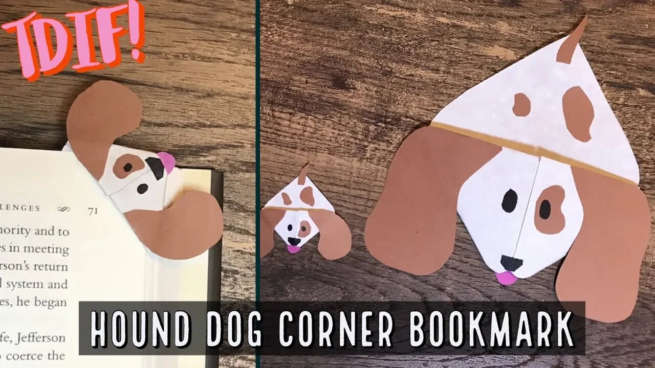 TDIF! Hound Dog Corner Bookmark