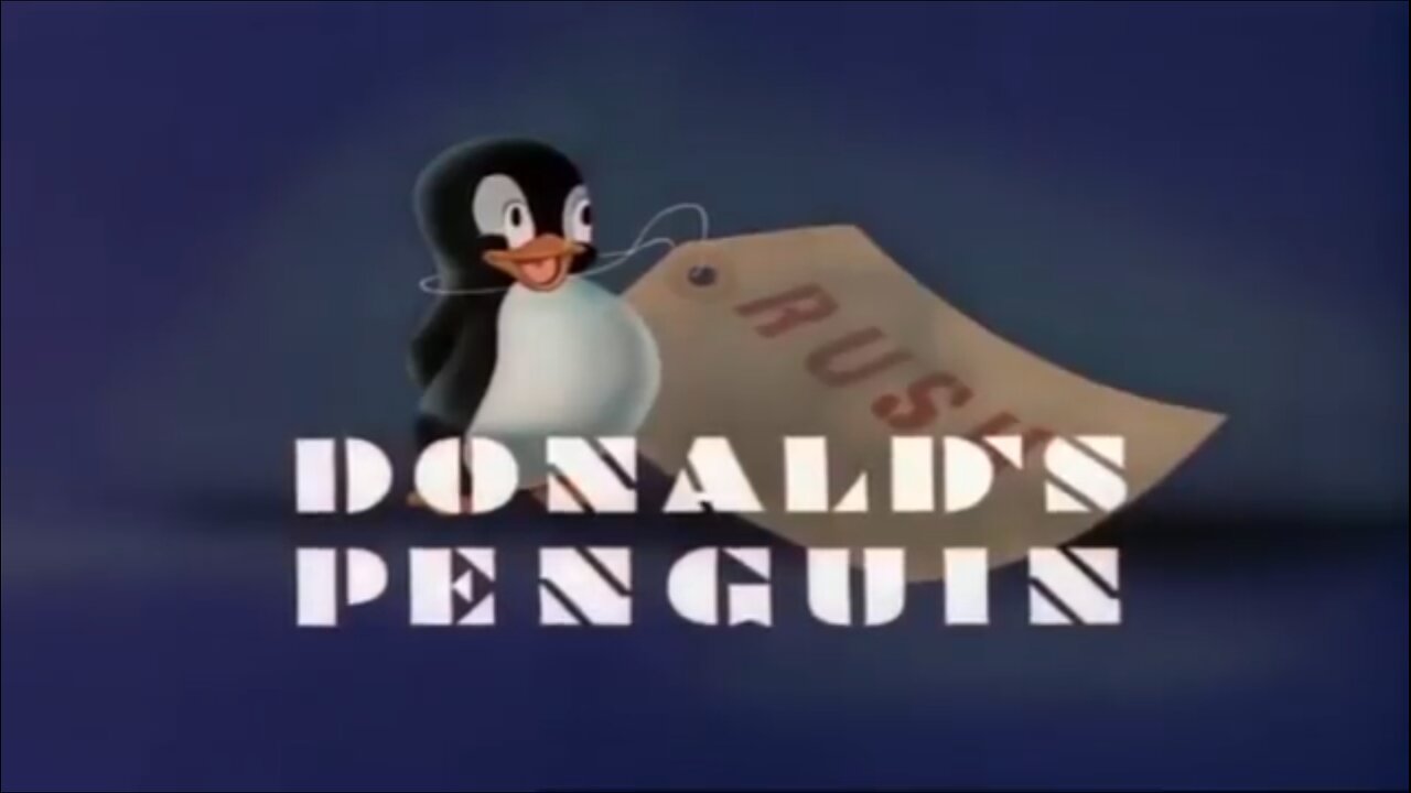 "Donald's Penguin" (1939 Original Colored Cartoon)