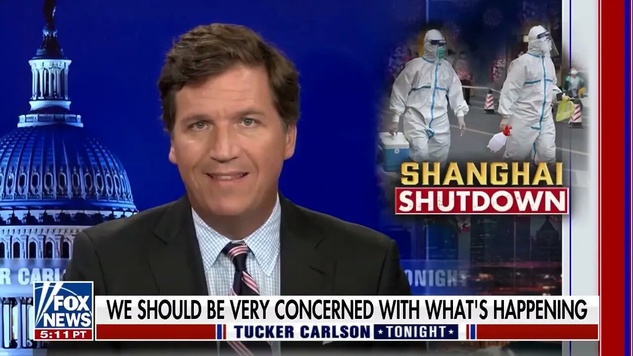 Tucker Carlson Warns China COVID Lockdowns May Soon Come to USA