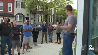 'We have to take care of each other': Community members gather for safety walk in Highlandtown after recent robberies