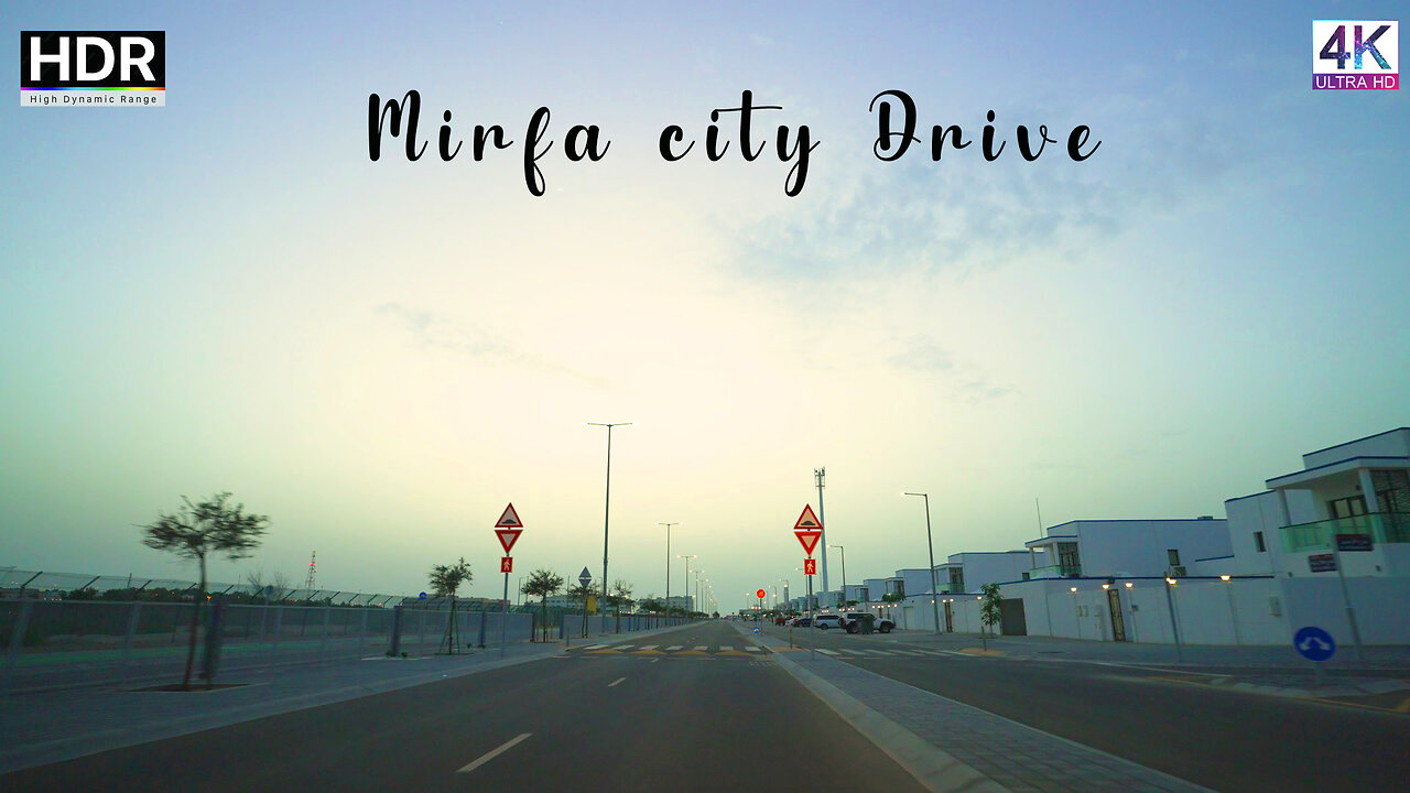 Mirfa city AbuDhabi Drive