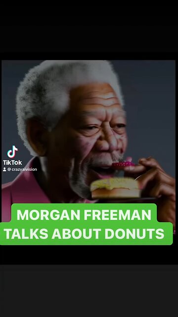 MORGAN FREEMAN TALKS ABOUT DONUTS #morganfreeman #morganfreemanshorts #motivationshort #weirdshorts