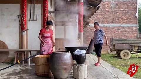 Ancestral instruments for 50 years, ancient method of brewing rice wine!!17