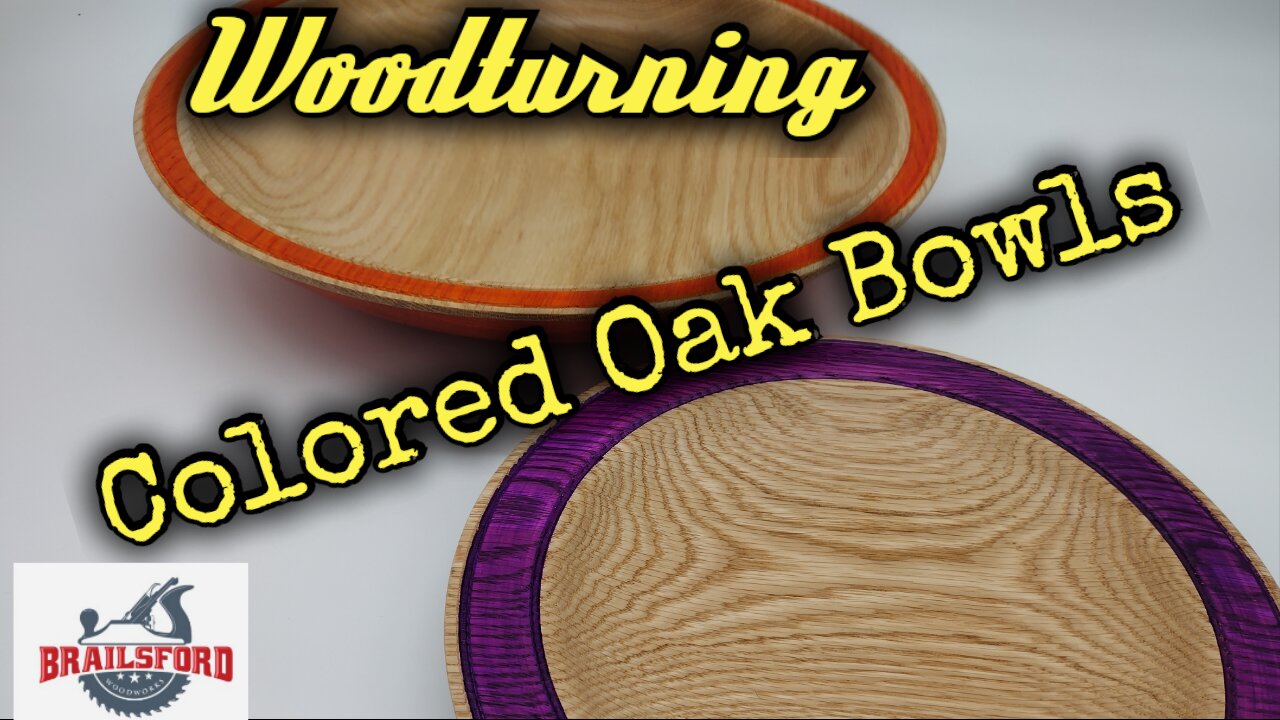 Woodturning, How to Color Bowls