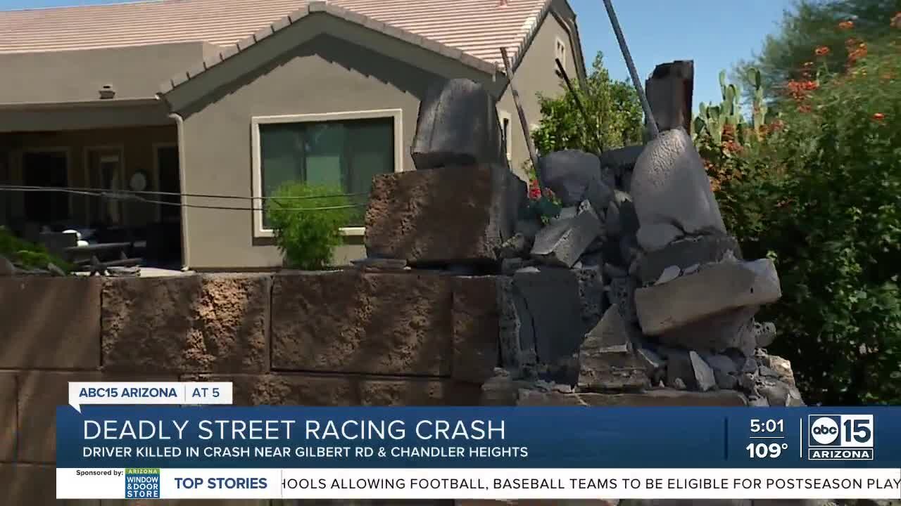 Chandler police searching for driver involved in deadly street-racing incident