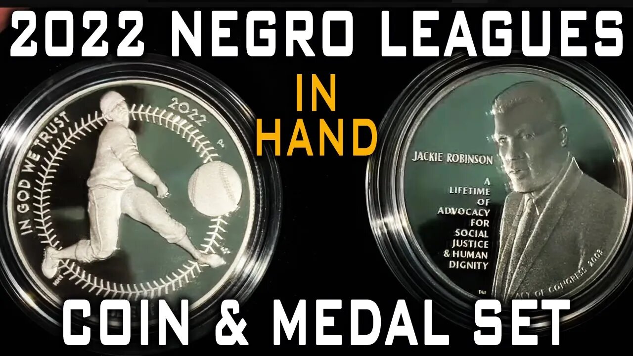 2022 Negro Leagues Baseball Silver Coin & Medal Set UNBOXING