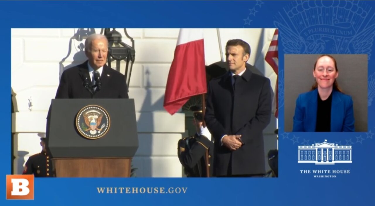 LIVE: President Biden Welcoming French President Macron to White House...