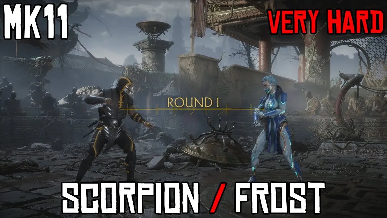 MK11 Very Hard CPU Scorpion vs Frost (AI) Xbox One X Match