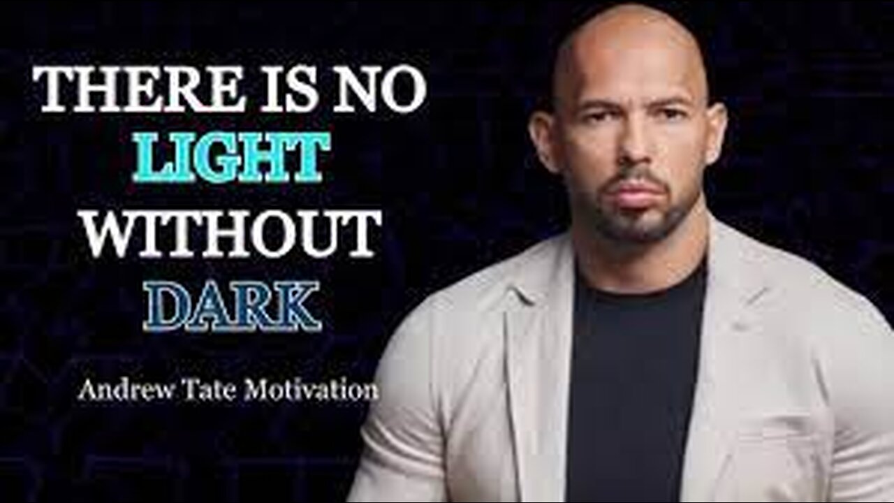 “There Is No Light Without Dark, You Have To Endure Pain” - Andrew Tate (Motivational Video)