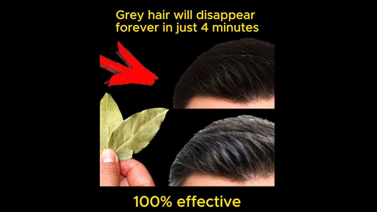 Grey hair will disappear forever in just 4 minutes