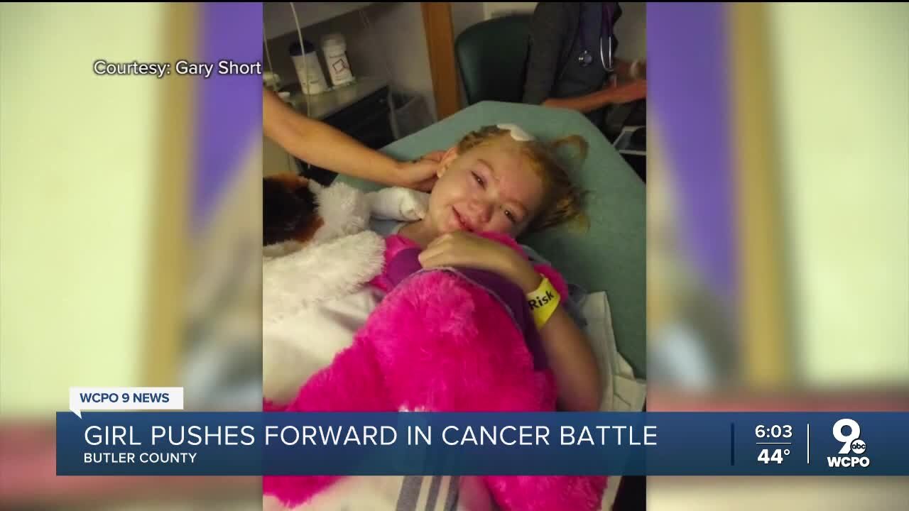 Butler County girl pushes forward in cancer battle