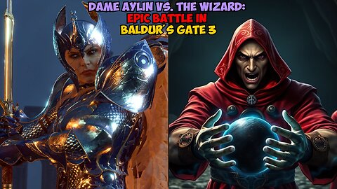 Dame Aylin vs the Wizard: Epic Battle in Baldur's Gate 3