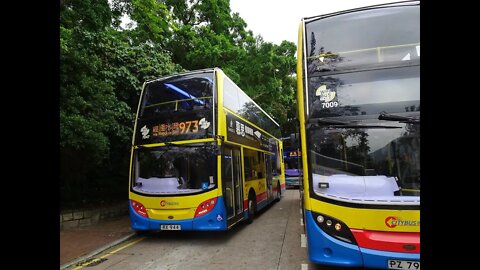 [西隧最南端續集]城巴7047行走973線往赤柱全程行車片段