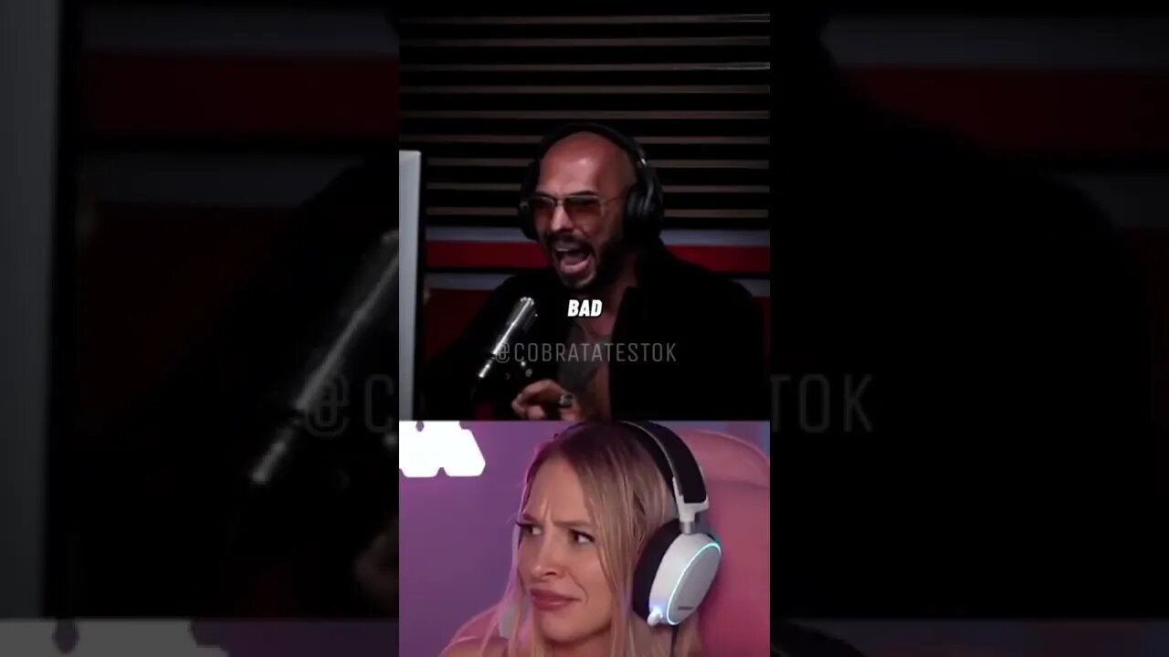 Blonde reacts to a real man
